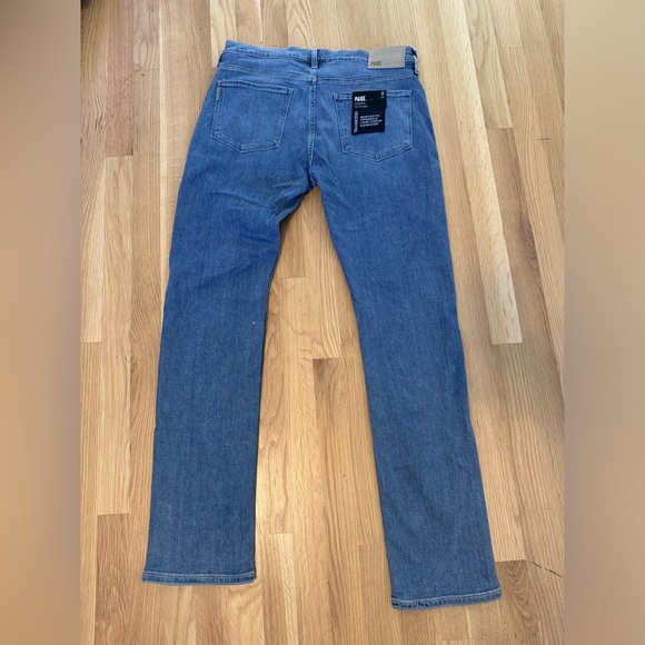 Paige Premium Transcend Slim Straight Federal 5 Pocket Stretch Denim Jeans - Picture 4 of 4